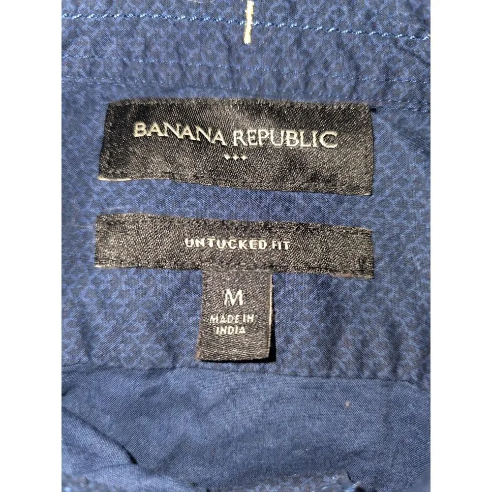 Banana Republic Men’s Txtured Button-Up Shirt Size M M015A